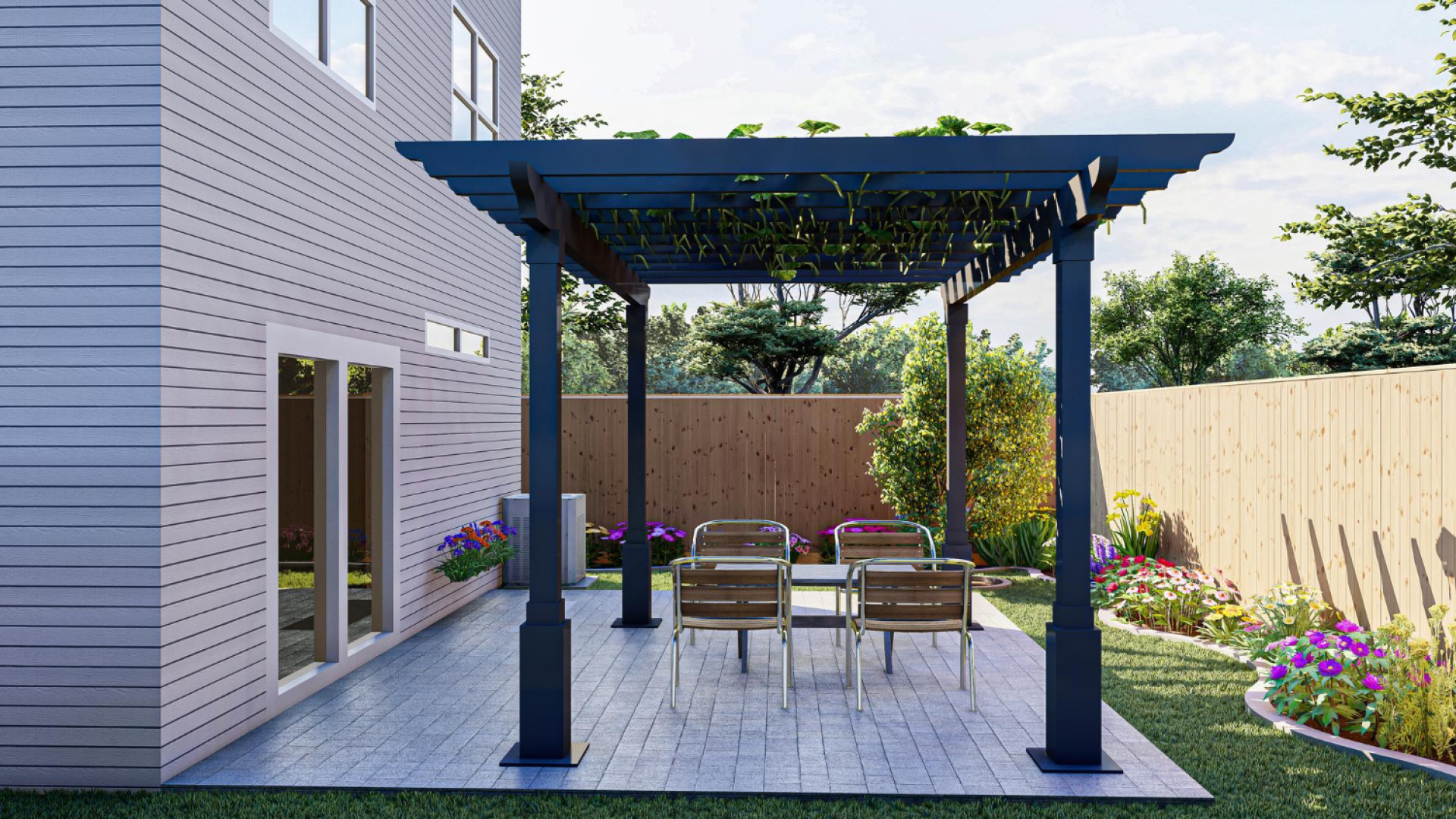Vivre sous une pergola : ce que ça change en été comme en mi-saison